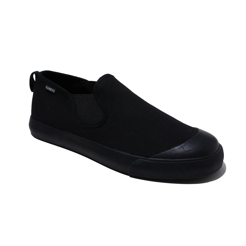 Men Black Canvas Sneaker