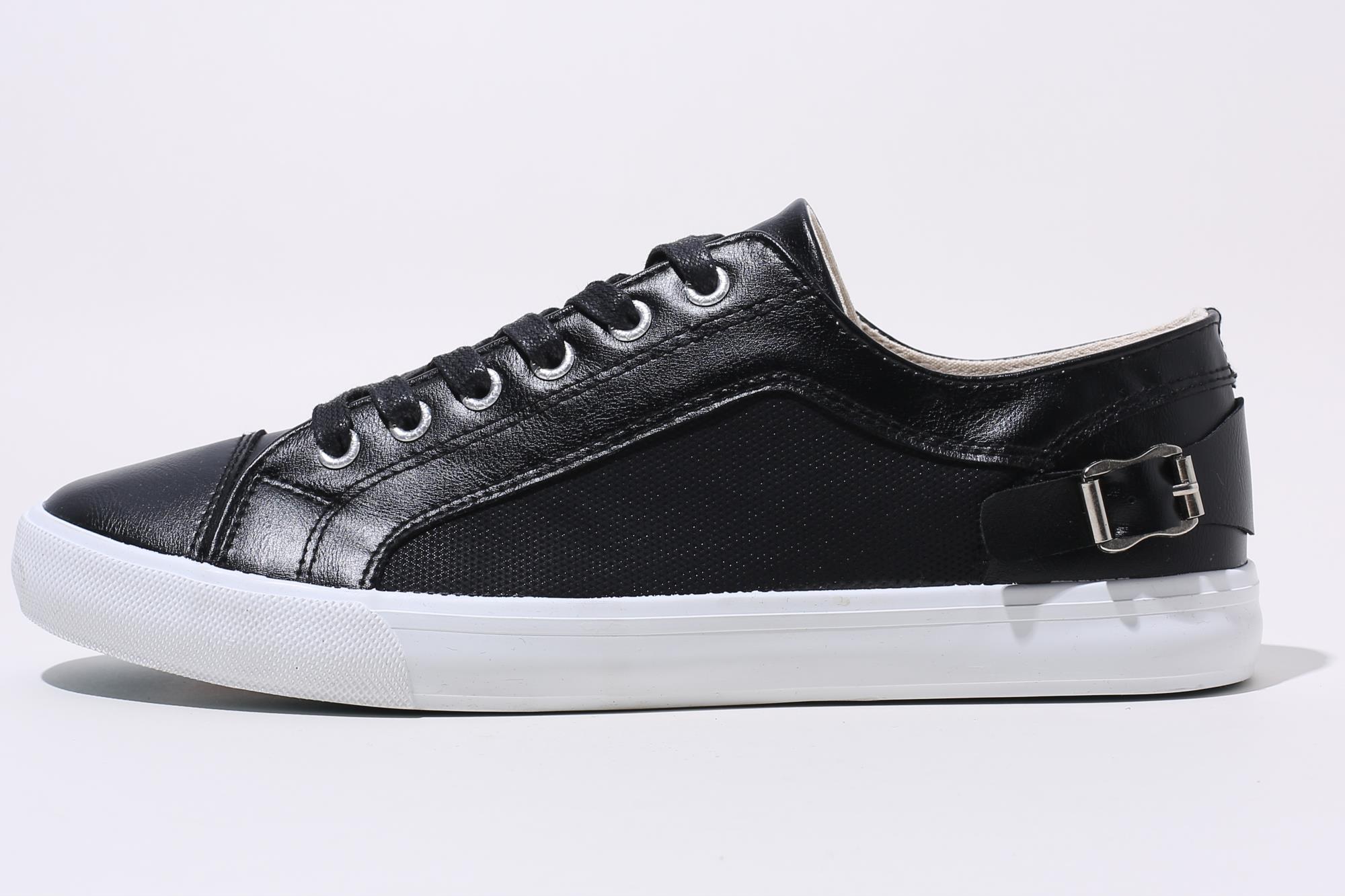 New arrival latest design fashion comfy black leather shoes men