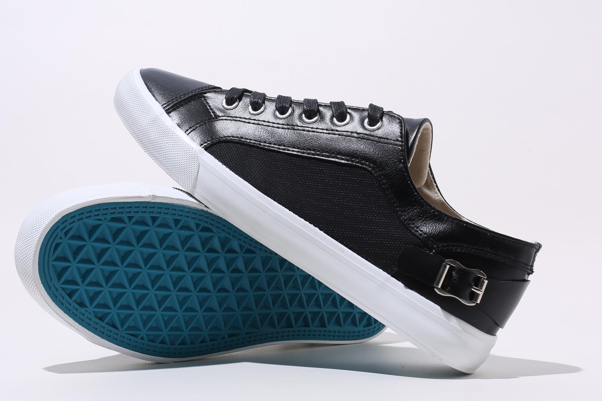 New arrival latest design fashion comfy black leather shoes men