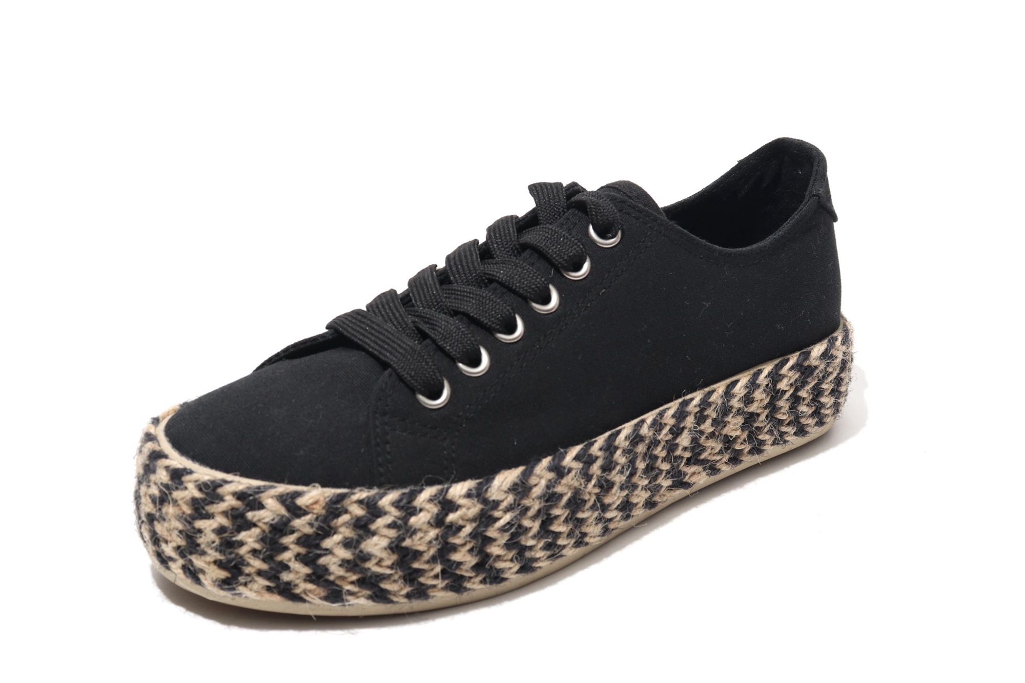 LADY THICK-SOLED HEMP ROPE SHOES