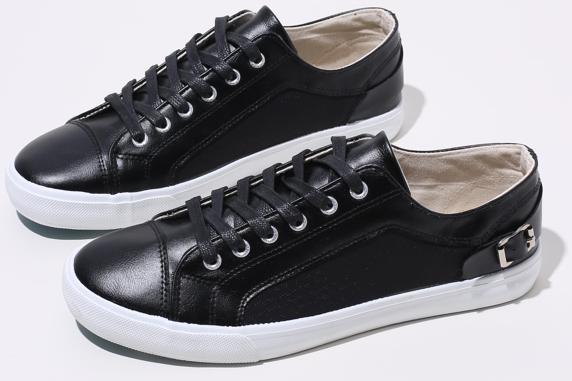 New arrival latest design fashion comfy black leather shoes men