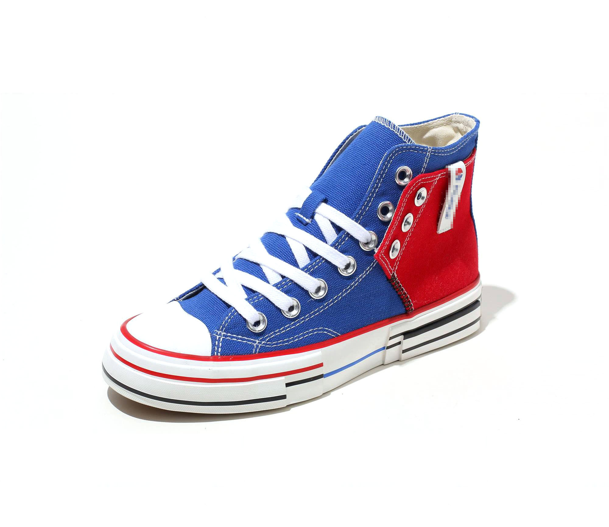 High-top Canvas Sneakers